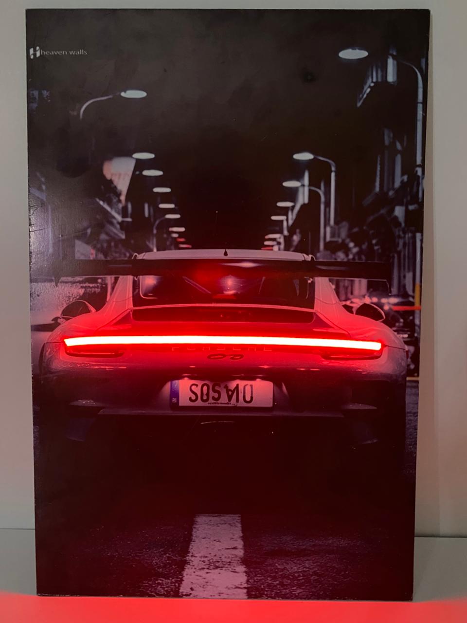 Porsche 911 GT3 - Car Neon Frame