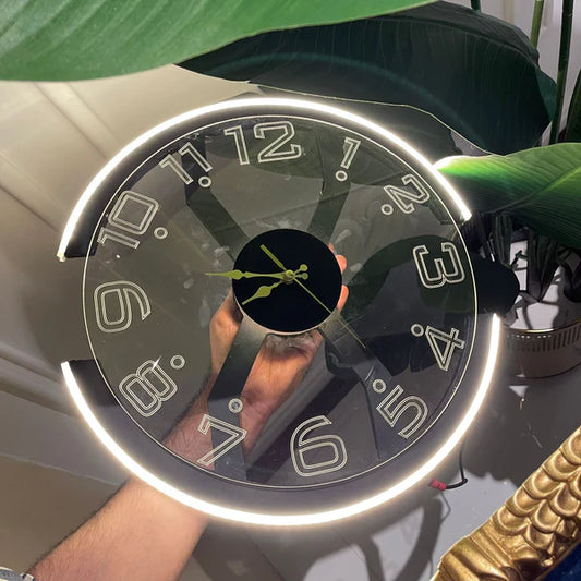 Modern Style Neon X Clock Ambient Light 50% Off