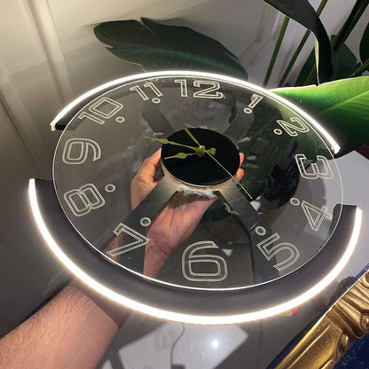 Modern Style Neon X Clock Ambient Light 50% Off
