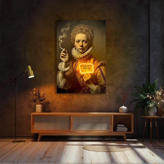 Please Dont Ghost Me - Neon Wall Frame