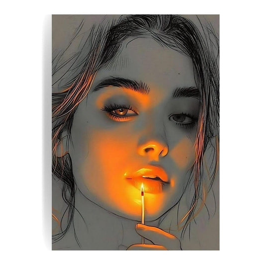 Ember Glow - Neon Frame