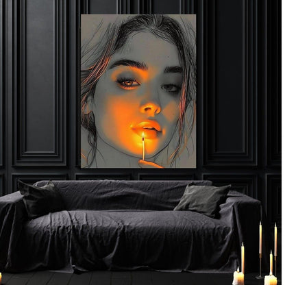 Ember Glow - Neon Frame