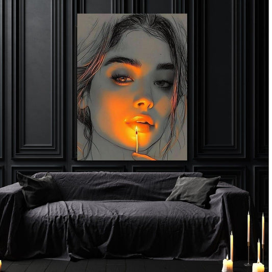Ember Glow - Neon Frame