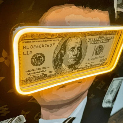 Belfort Money Rain - Neon Frame