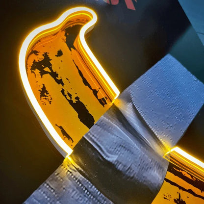 DO NOT EAT Banana - Neon Frame