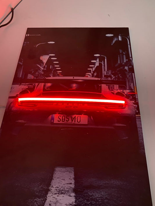 Porsche 911 GT3 - Car Neon Frame