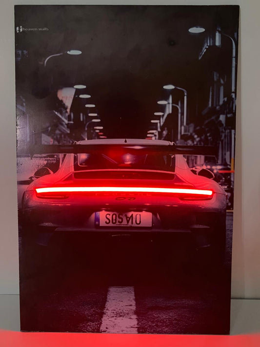 Porsche 911 GT3 - Car Neon Frame