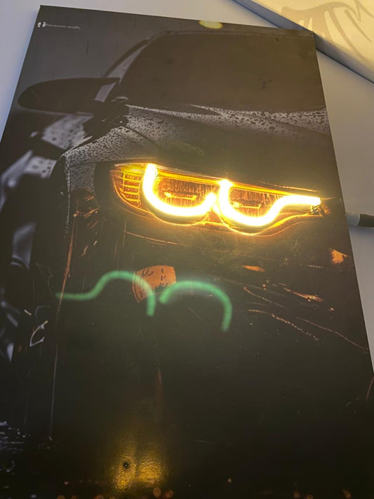 BMW M3 - Car Neon Frame