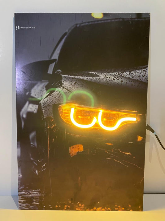 BMW M3 - Car Neon Frame