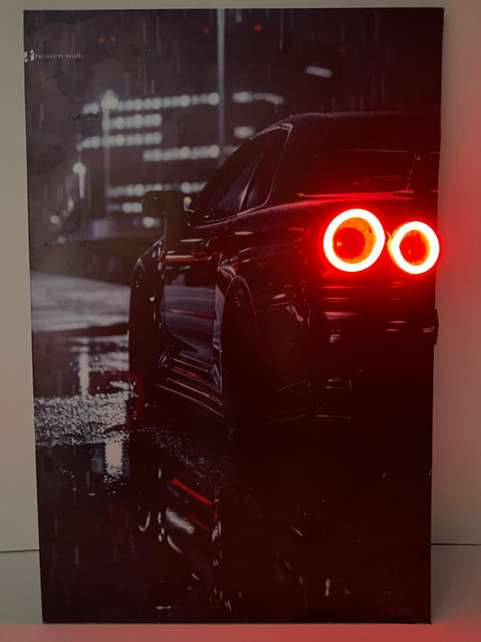 Nissan Skyline GT-R - Car neon Frame